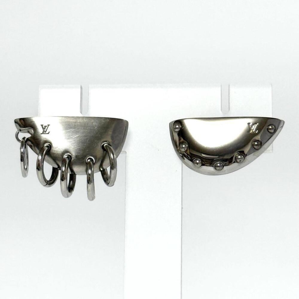 LOUIS VUITTON Silver Earrings - Picture 5 of 10